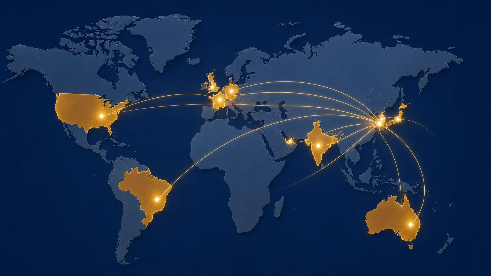 Korea Ever-Power Global Customer Distribution Map